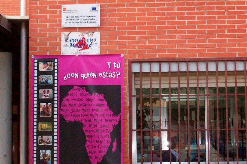 Yo, con las mujeres de África. Banta Africa